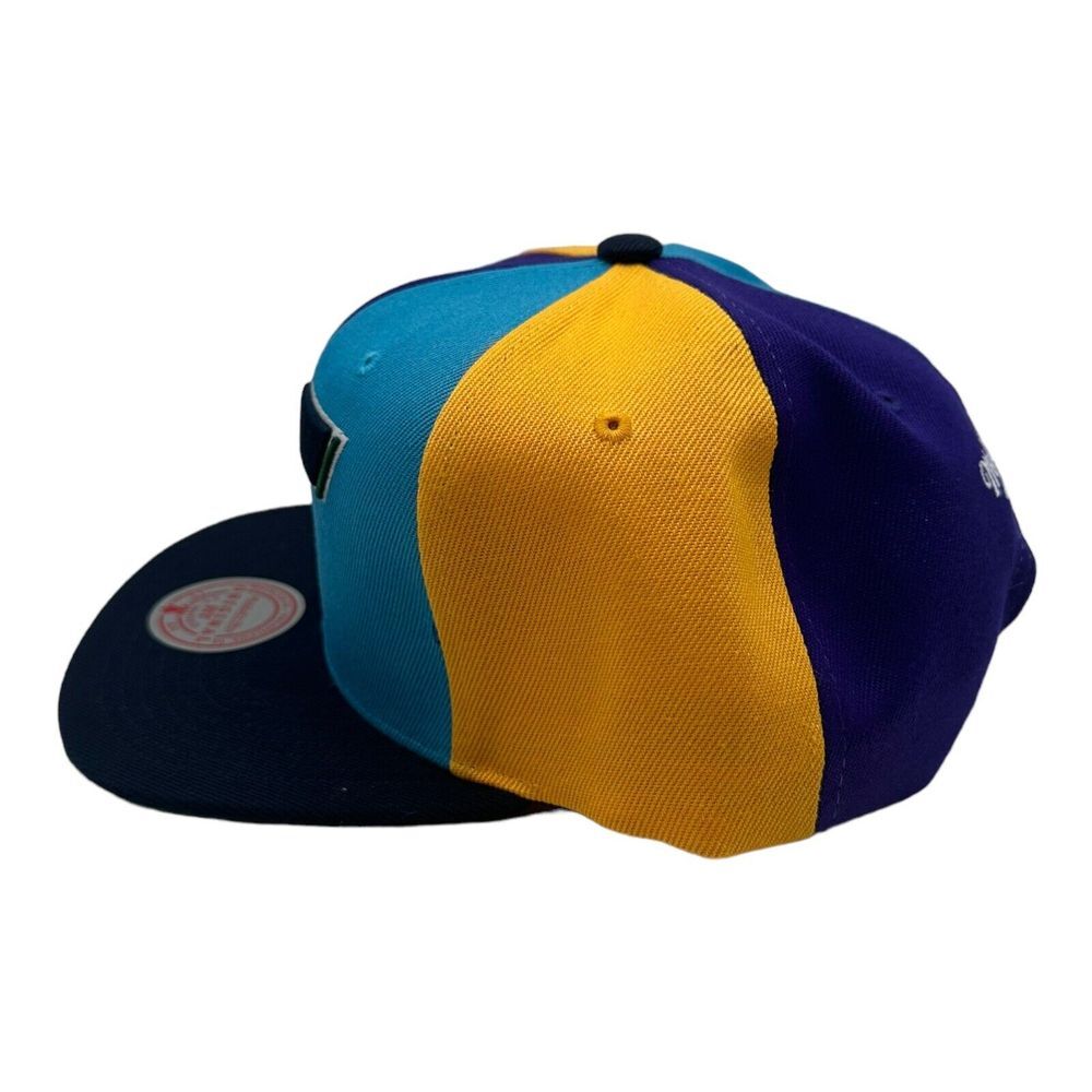 NWT Mitchell & Ness Utah Jazz Pinwheel NBA 75th Snapback Hat‎ Cap - Picture 3 of 6